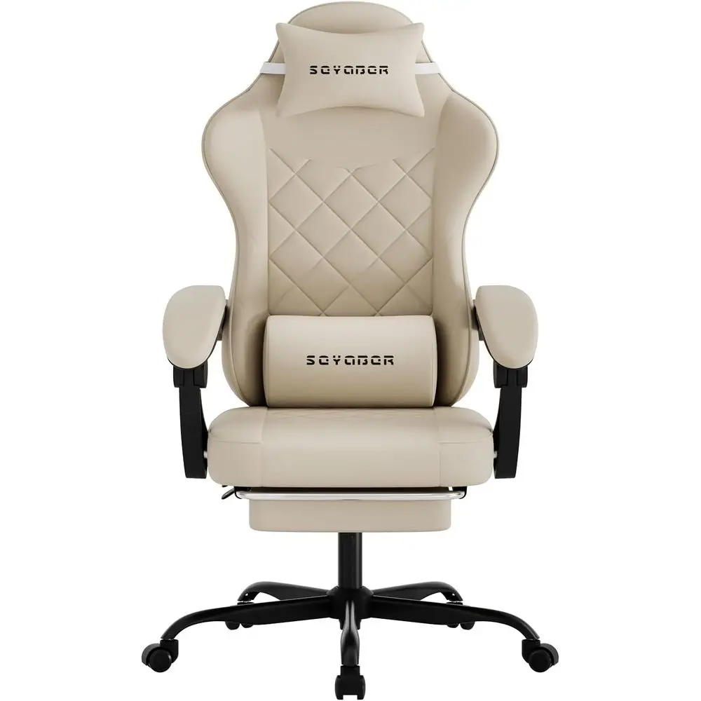 Gaming & Esports District - Ergonomic High-Back Swivel Chair with Lumbar