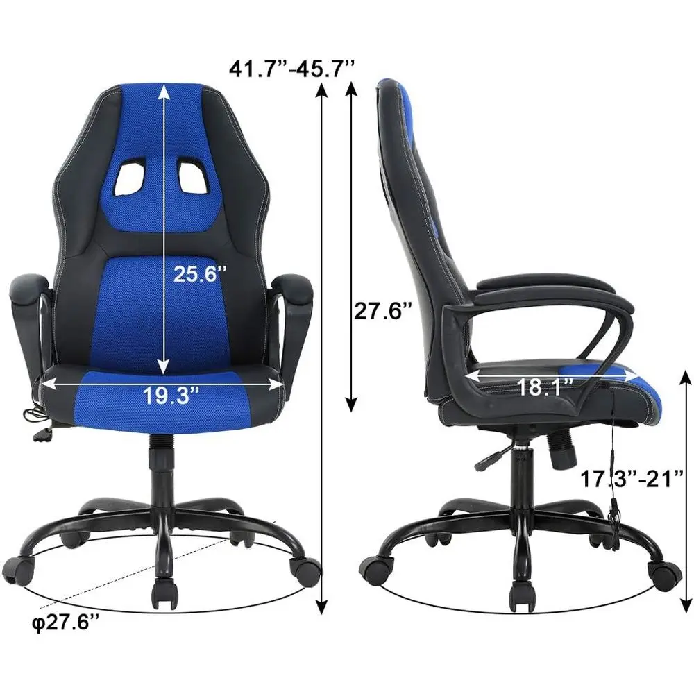 Ergonomic PU Leather Gaming Ch - Gaming & Esports District recension och pris
