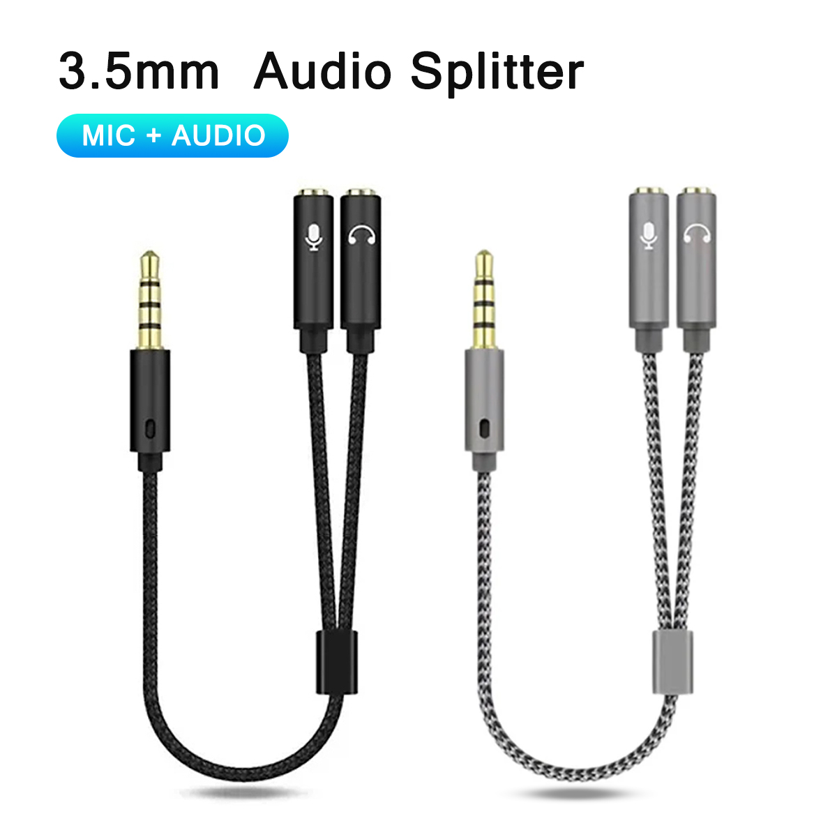 Headset Splitter 3.5mm Audio+M - Esports Gaming Splitter recension och pris