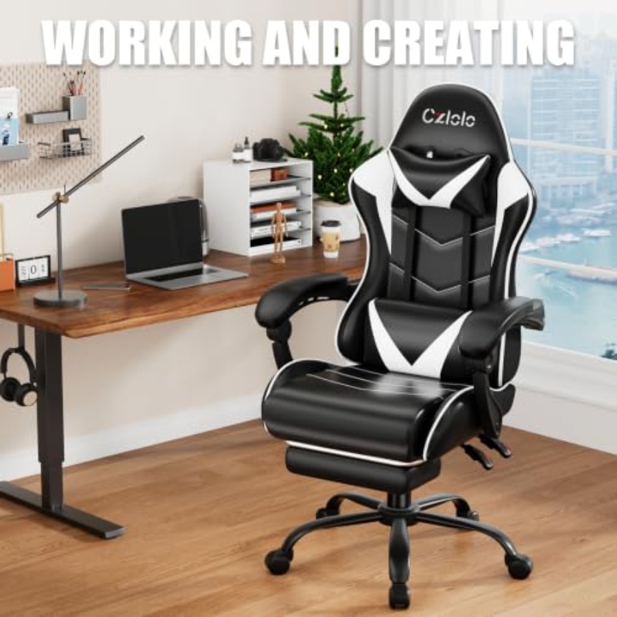 Gaming Chair with Footrest, Ra - Gaming & Esports District recension och pris
