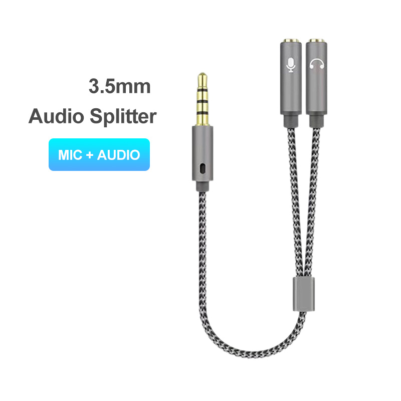 Headset Splitter 3.5mm Audio+M - Esports Gaming Splitter recension och pris