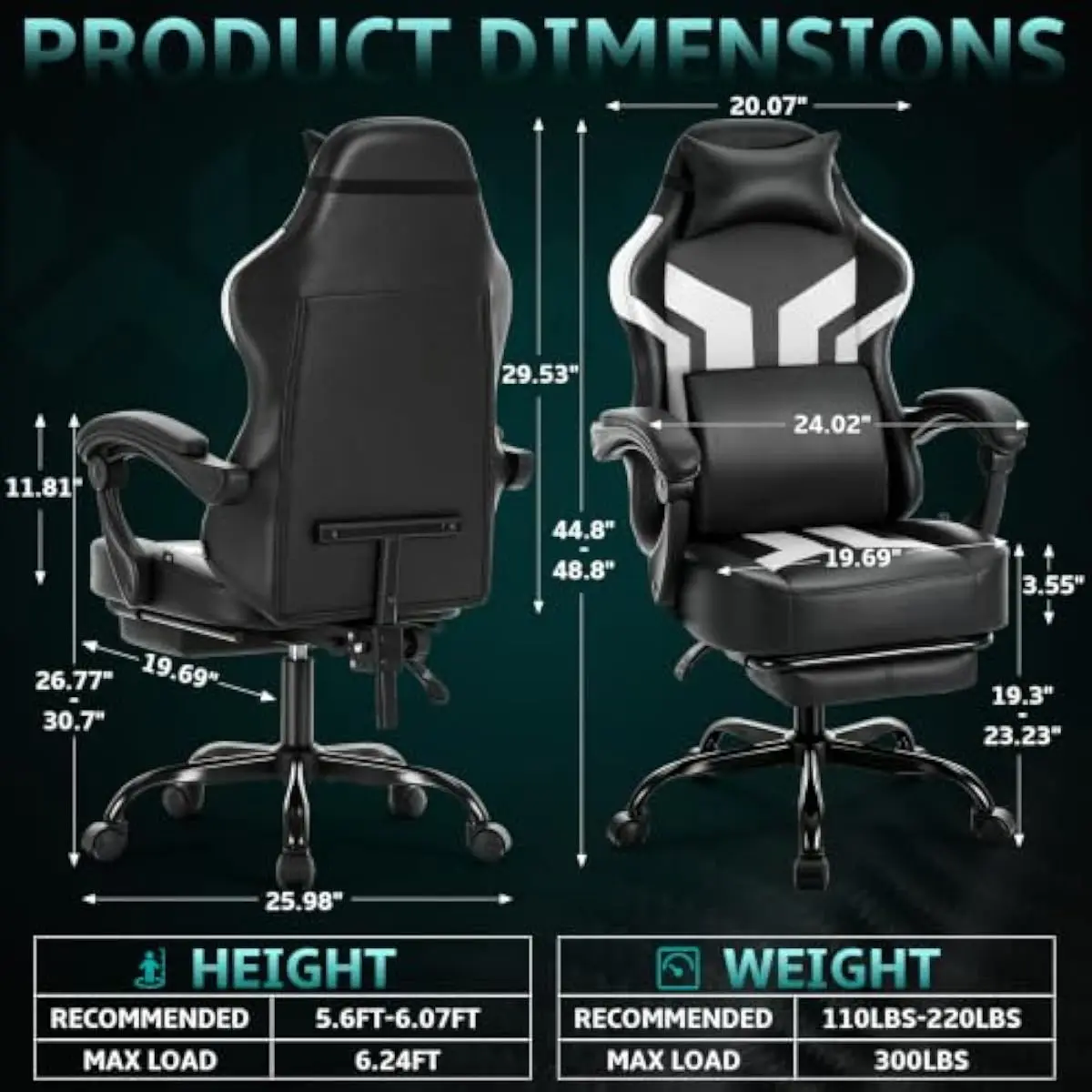 Ergonomic High-Back Gaming Cha - Gaming & Esports District recension och pris