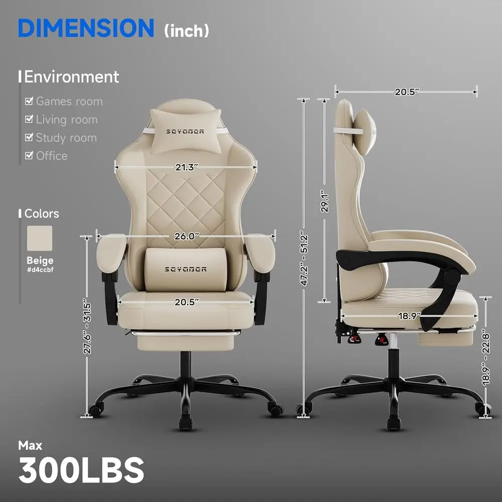 Ergonomic High-Back Swivel Cha - Gaming & Esports District recension och pris