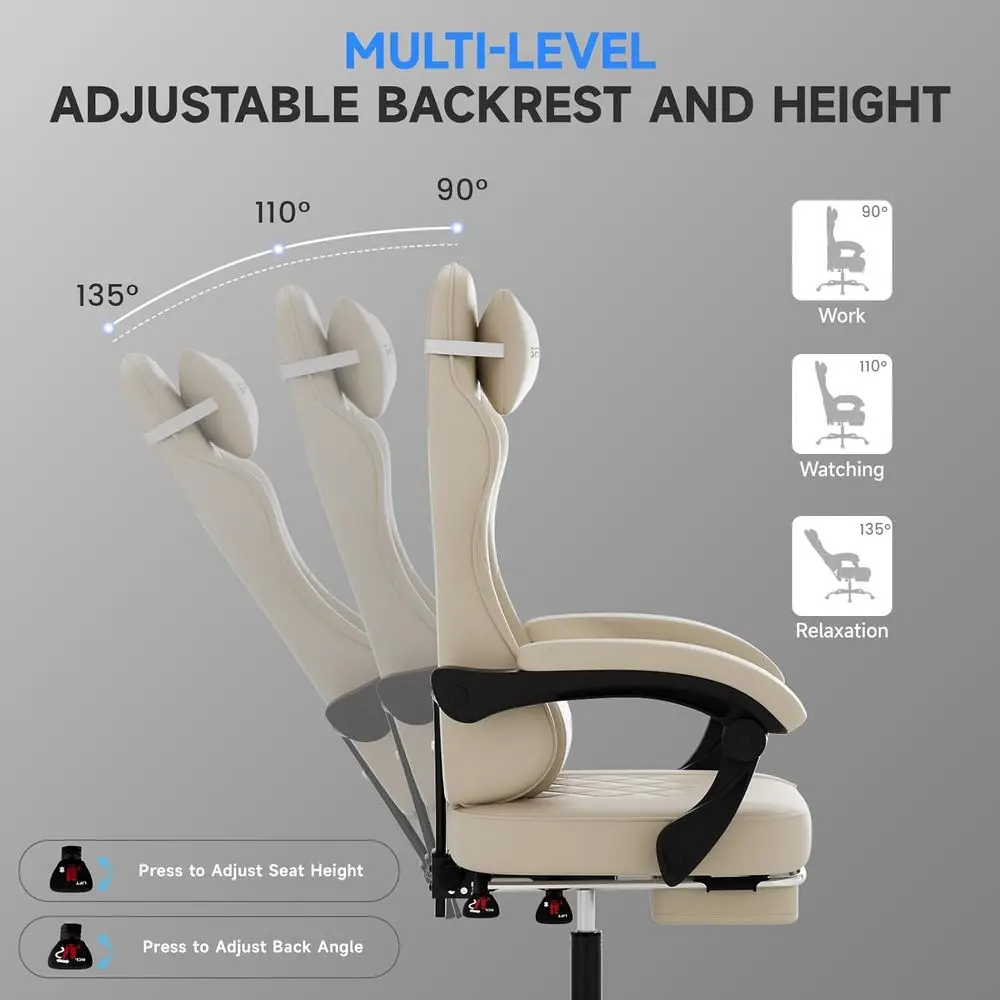 Ergonomic High-Back Swivel Cha - Gaming & Esports District recension och pris