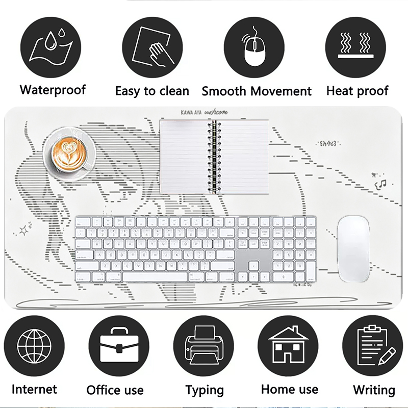 1Pcs Leather Mouse Pad Anime A - Esports Gaming Desk recension och pris